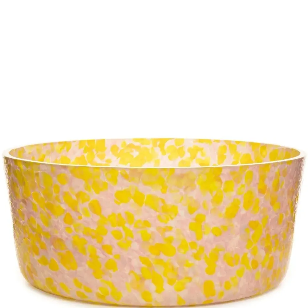 Большая глубокая тарелка Macchia из муранского стекла