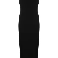 Трикотажное платье миди Jamen с открытыми плечами Трикотажное платье миди Jamen с открытыми плечами