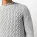 Джемпер фактурной вязки