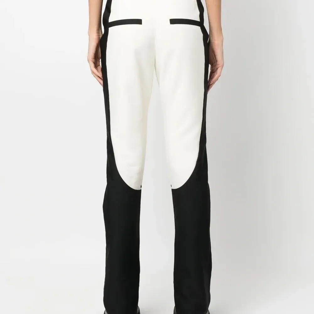 Брюки в стиле колор-блок