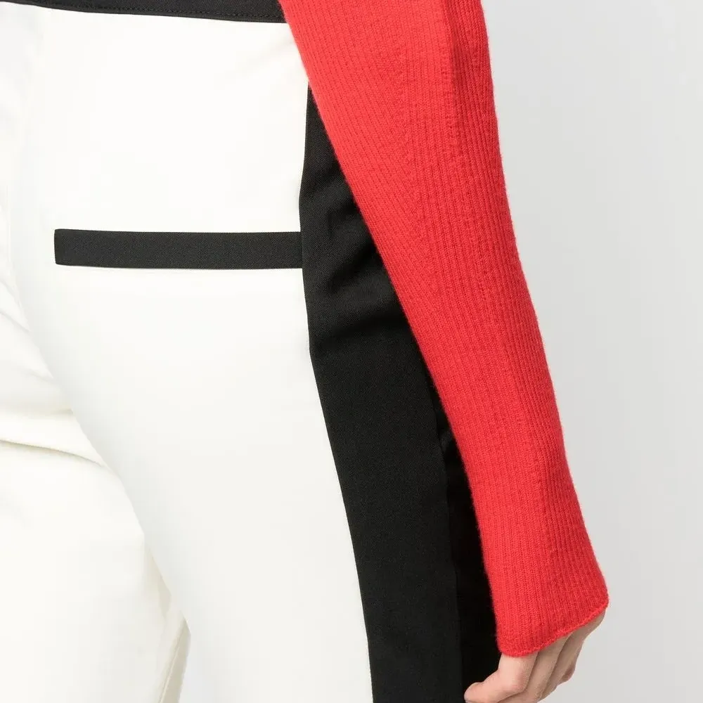 Брюки в стиле колор-блок