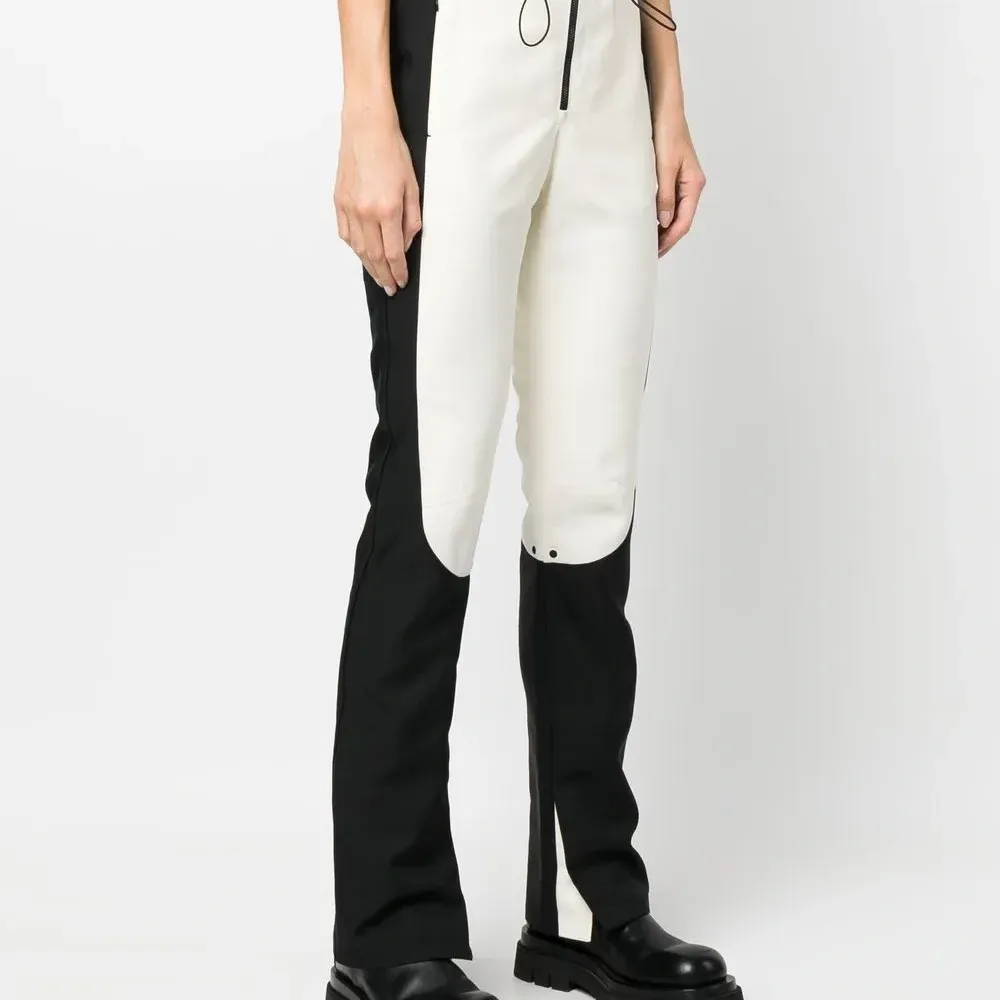 Брюки в стиле колор-блок