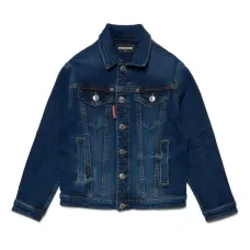 Джинсовая куртка с нашивкой-логотипом Джинсовая куртка с нашивкой-логотипом