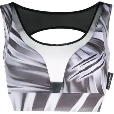 Укороченный топ с принтом