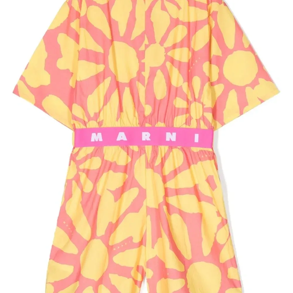 Комбинезон с цветочным принтом