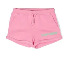 Шорты с кулиской и вышитым логотипом