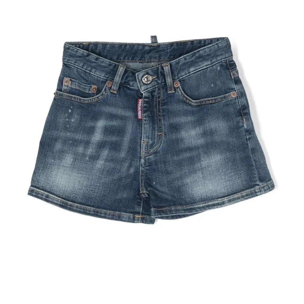 Джинсовые шорты с карманами