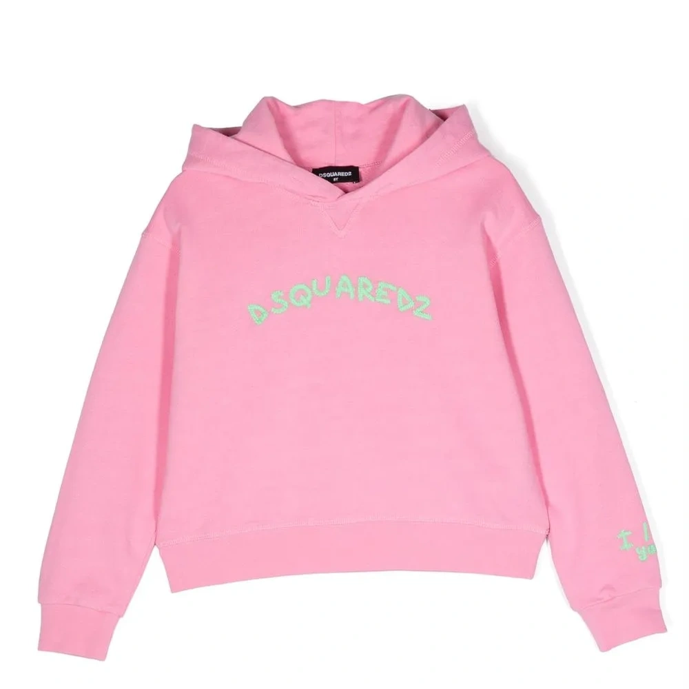 Logo-embroidered longsleeved hoodie