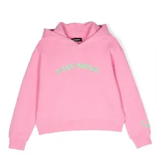 Logo-embroidered longsleeved hoodie