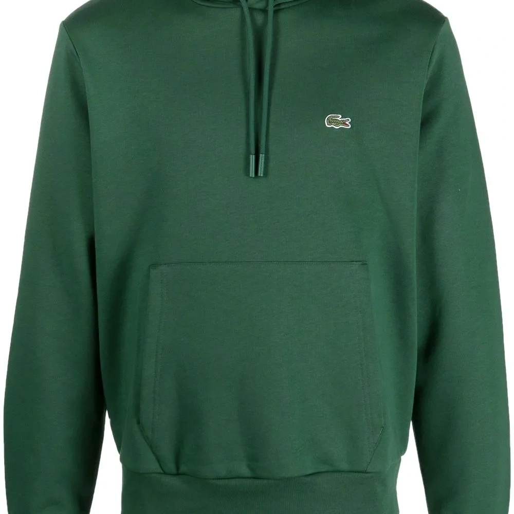 Худи с кулиской и нашивкой-логотипом