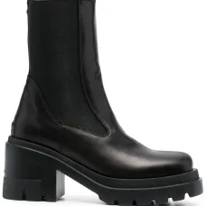 Ботильоны с квадратным носком