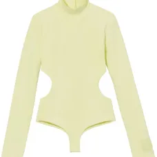 Боди с длинными рукавами и вырезом Боди с длинными рукавами и вырезом