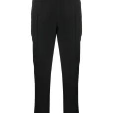 Прямые брюки с завышенной талией