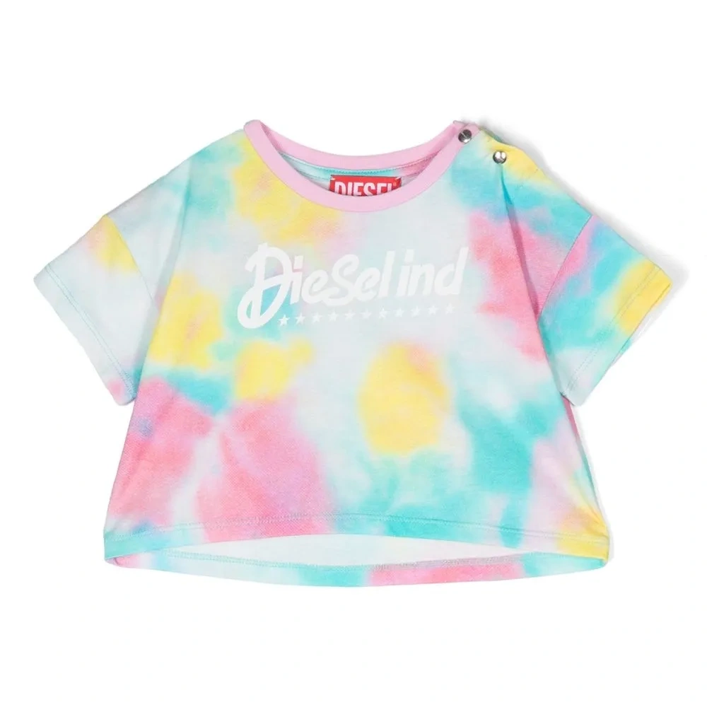 Футболка с принтом тай-дай