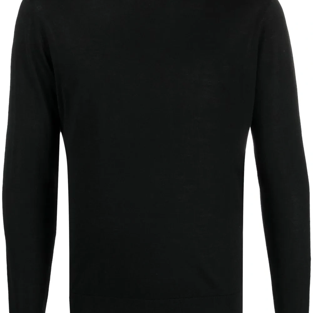 Шерстяной джемпер с круглым вырезом