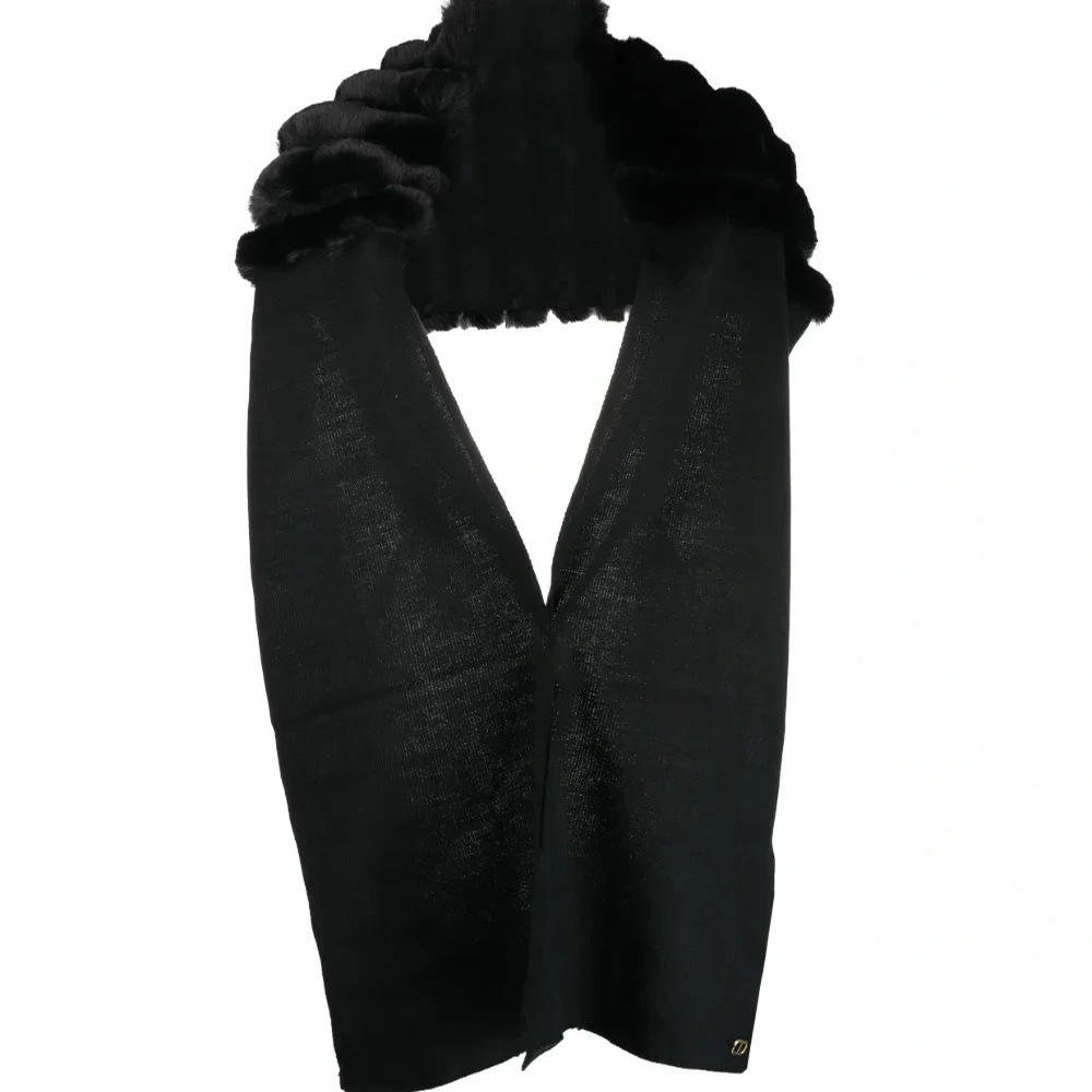 Шарф с искусственным мехом