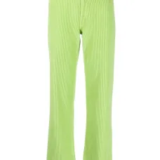 Вельветовые брюки с завышенной талией