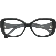 Очки в массивной квадратной оправе