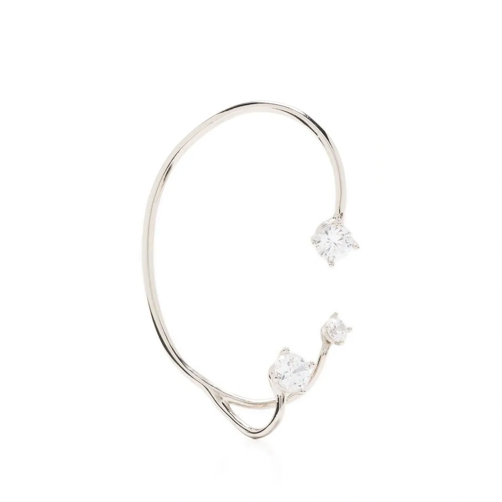 Серьга-кафф с кристаллами