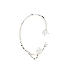 Серьга-кафф с кристаллами