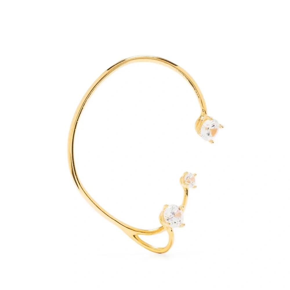 Серьга-кафф с кристаллами