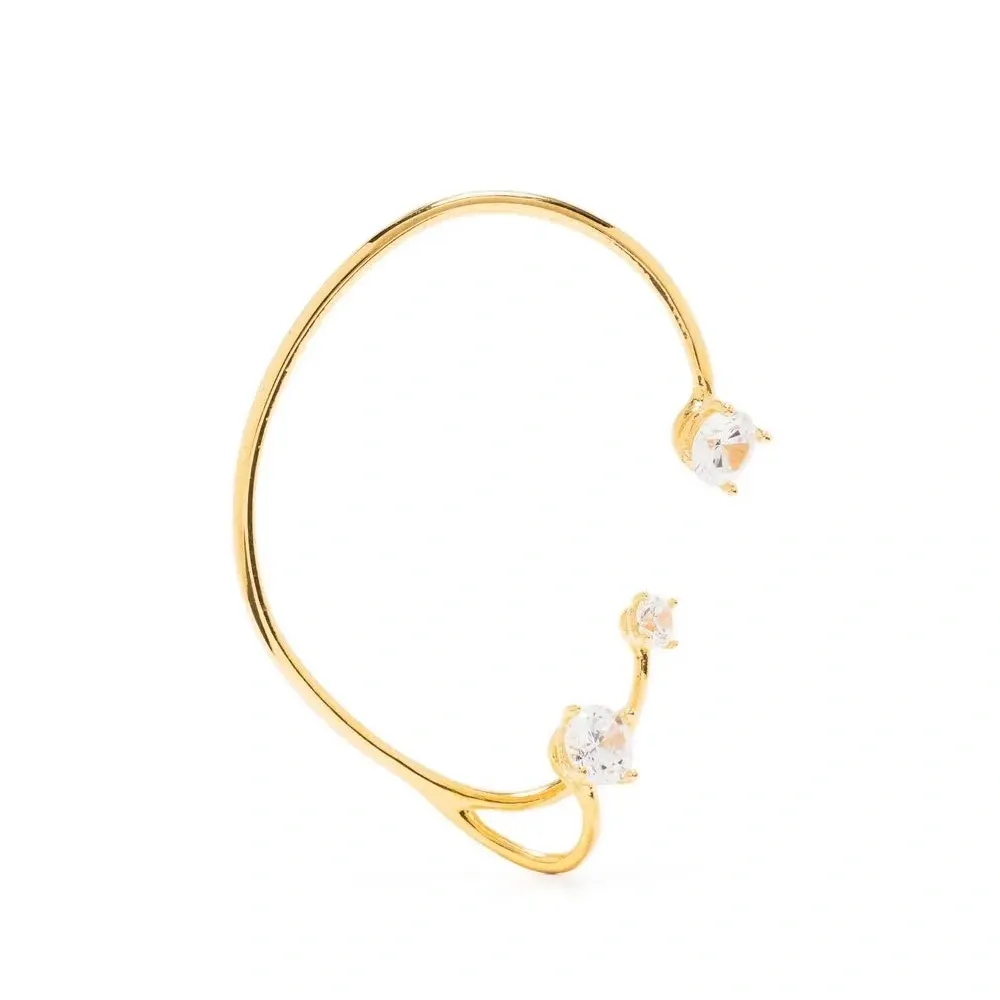 Серьга-кафф с кристаллами