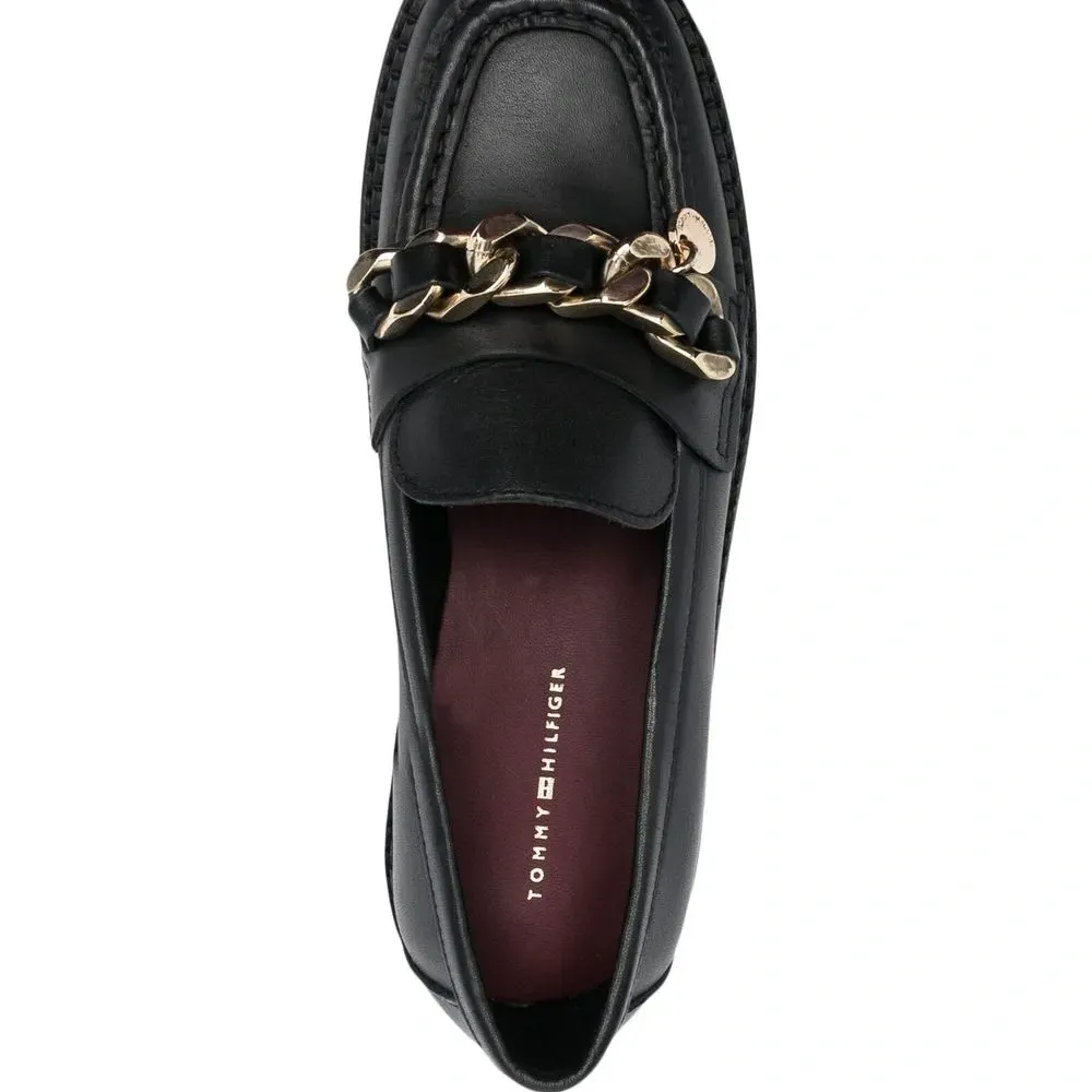 Лоферы с цепочкой