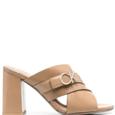 Мюли с логотипом