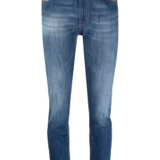 Укороченные джинсы узкого кроя Укороченные джинсы узкого кроя