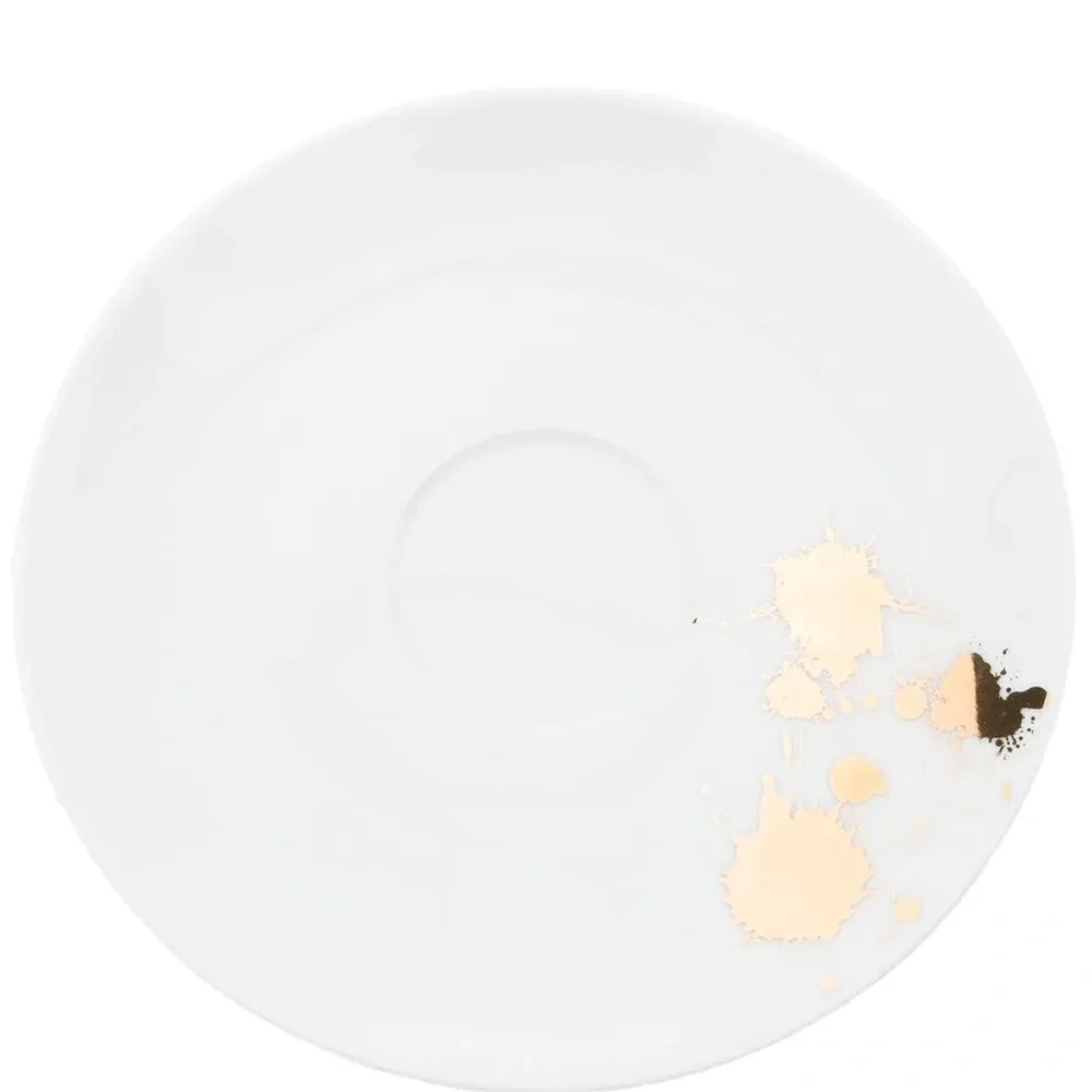 Блюдце 1948-го года с абстрактным принтом