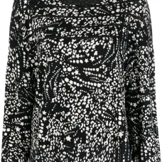 Джемпер с люрексом и принтом Джемпер с люрексом и принтом