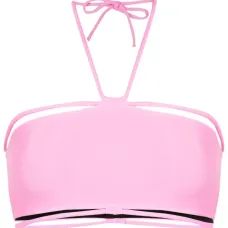 Топ бикини с вырезом халтер