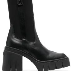 Ботинки на блочном каблуке