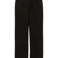 Прямые джинсы с завышенной талией