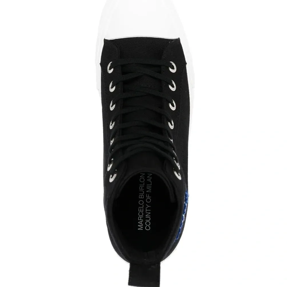 Высокие кеды на шнуровке