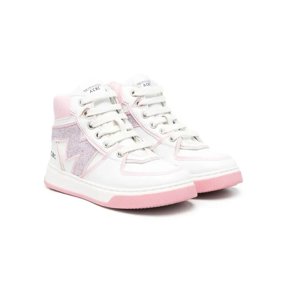 Высокие кроссовки с нашивкой-логотипом