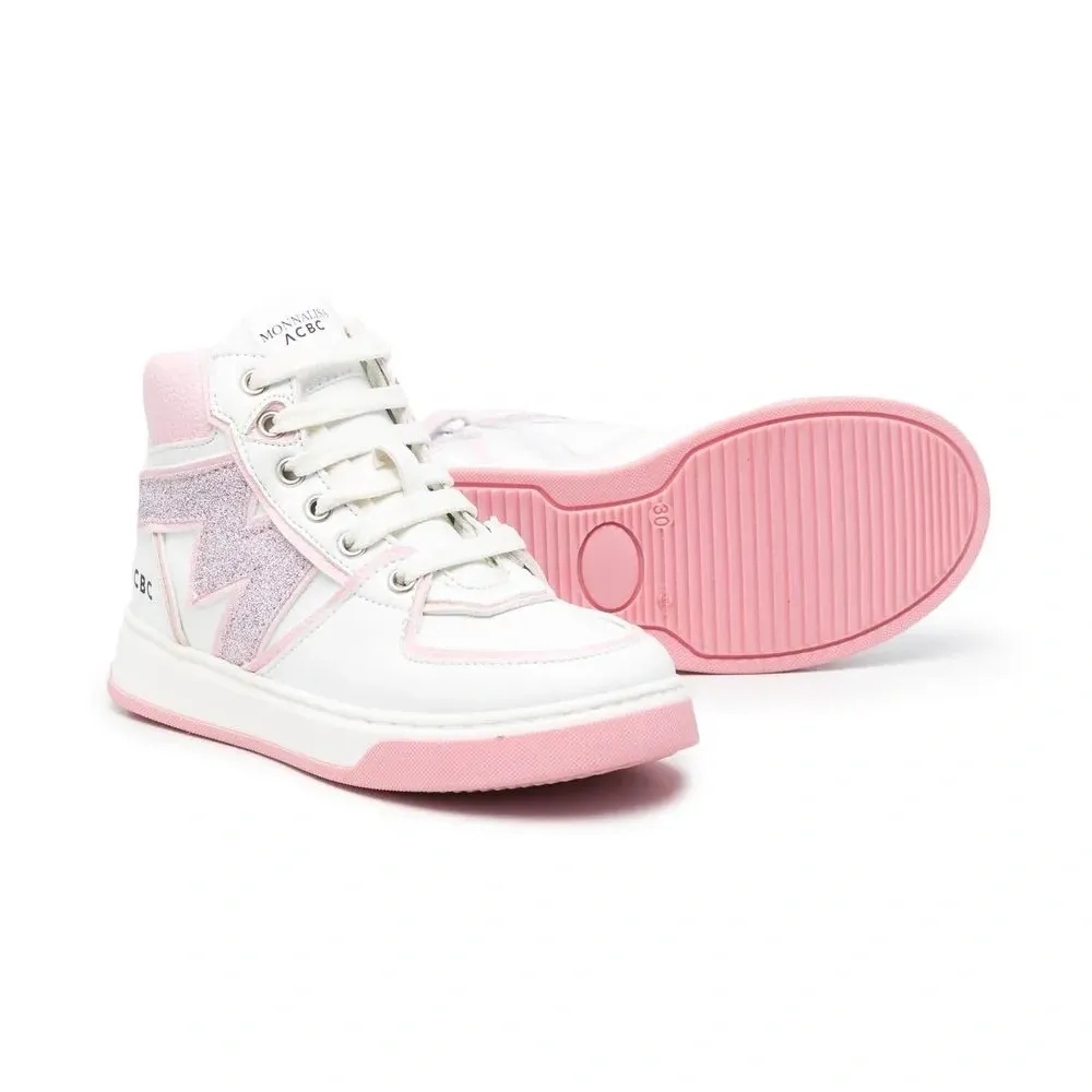 Высокие кроссовки с нашивкой-логотипом