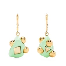 Серьги-подвески абстрактной формы