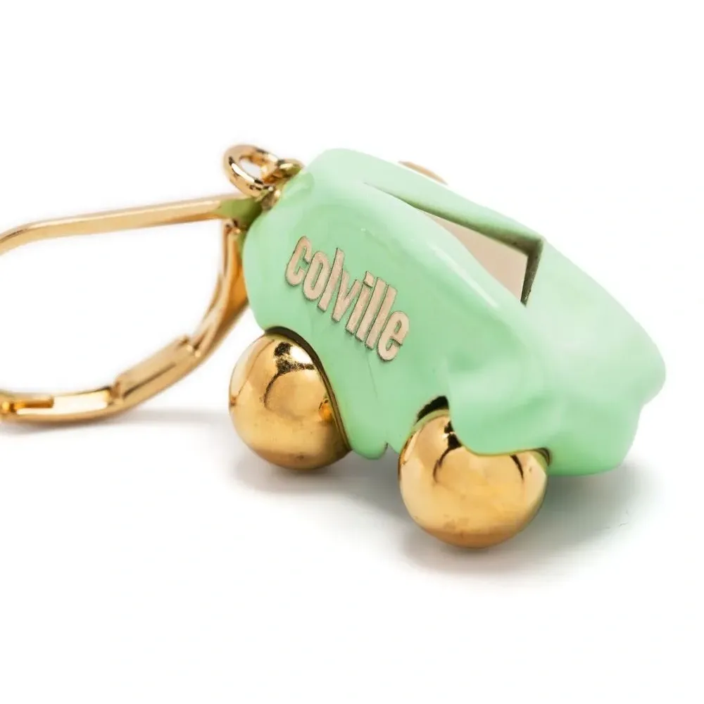 Серьги-подвески абстрактной формы