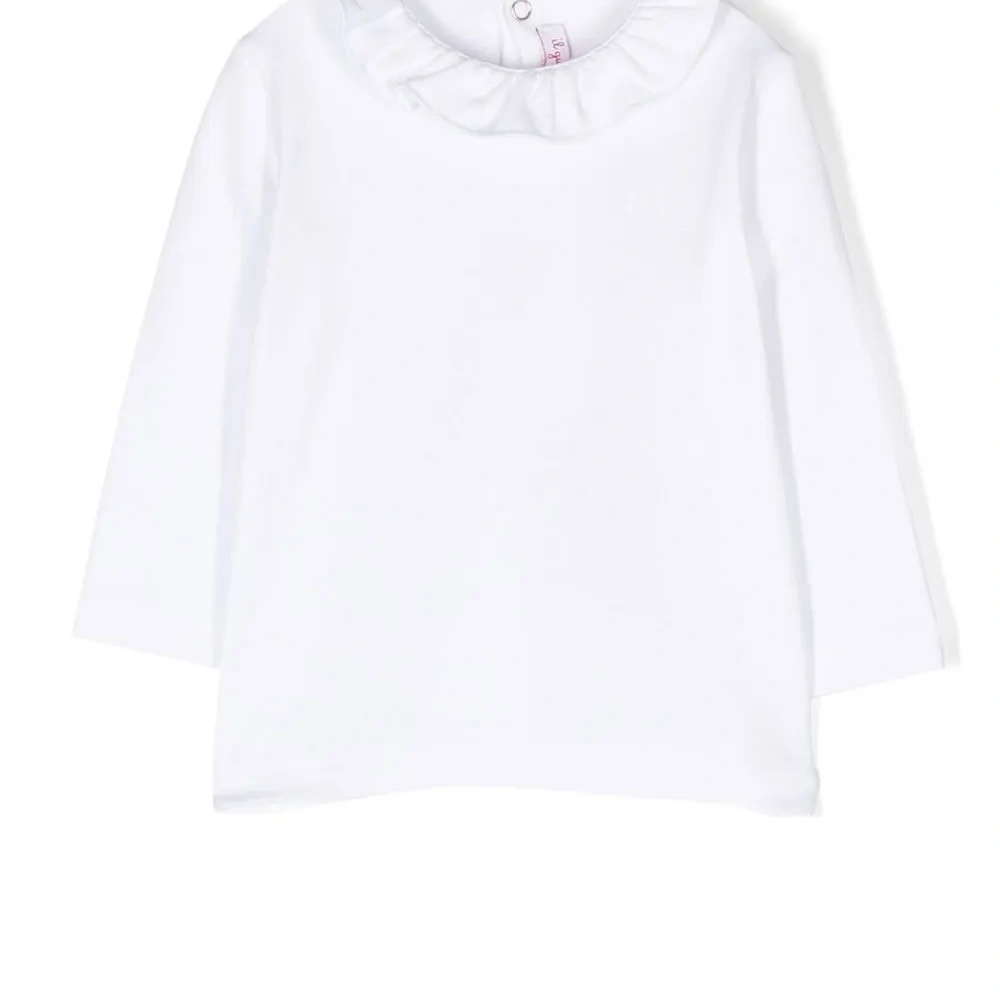 Топ с длинными рукавами и оборками