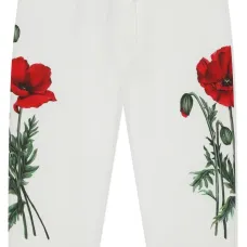 Джогеры с цветочным принтом