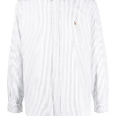 Полосатая рубашка на пуговицах