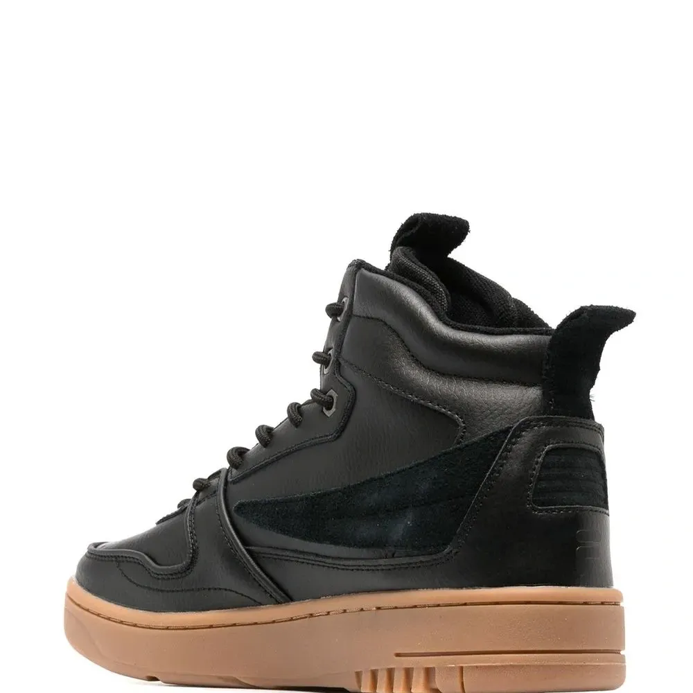 Высокие кроссовки с тисненым логотипом