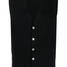 Жилет тонкой вязки с V-образным вырезом Жилет тонкой вязки с V-образным вырезом