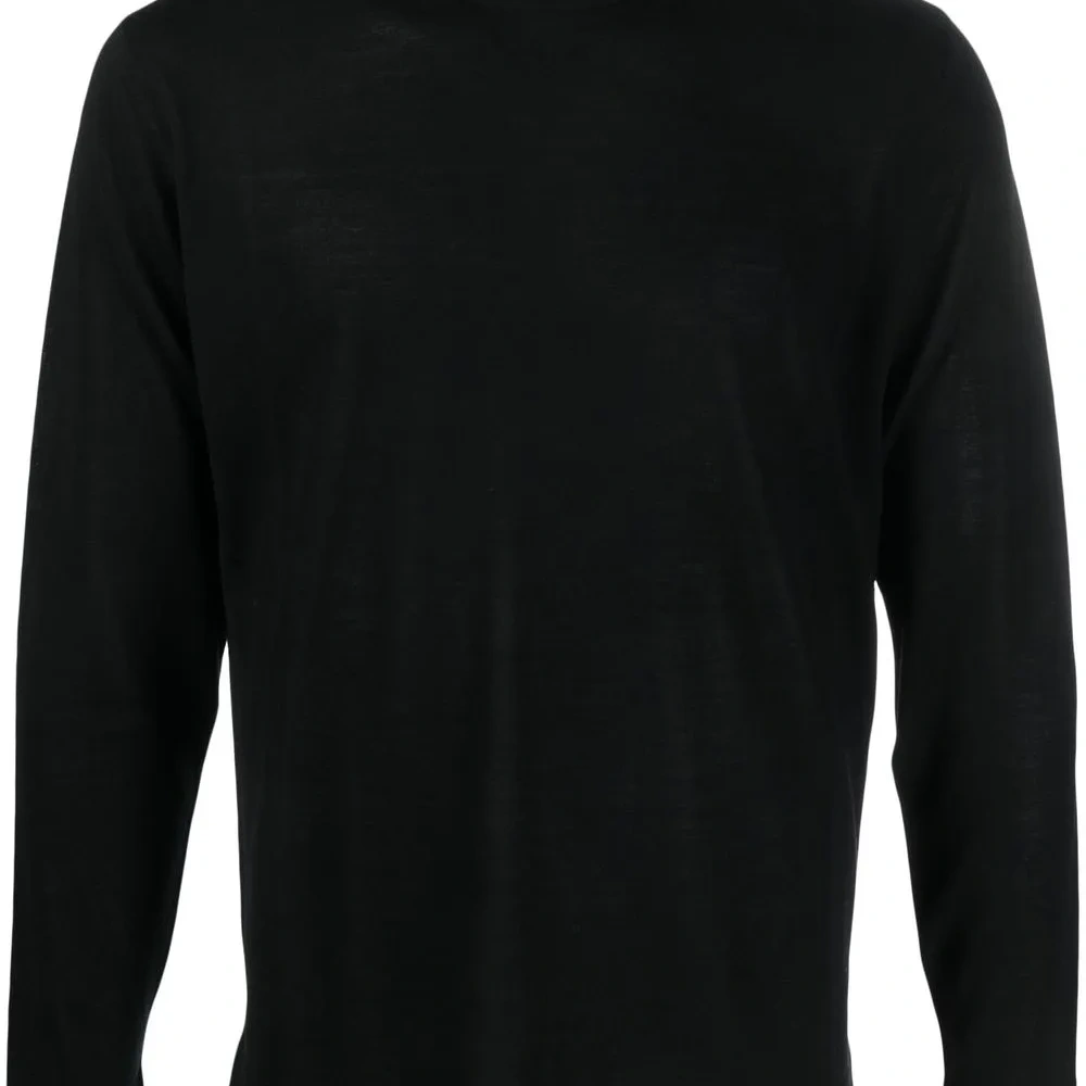 Джемпер тонкой вязки с круглым вырезом