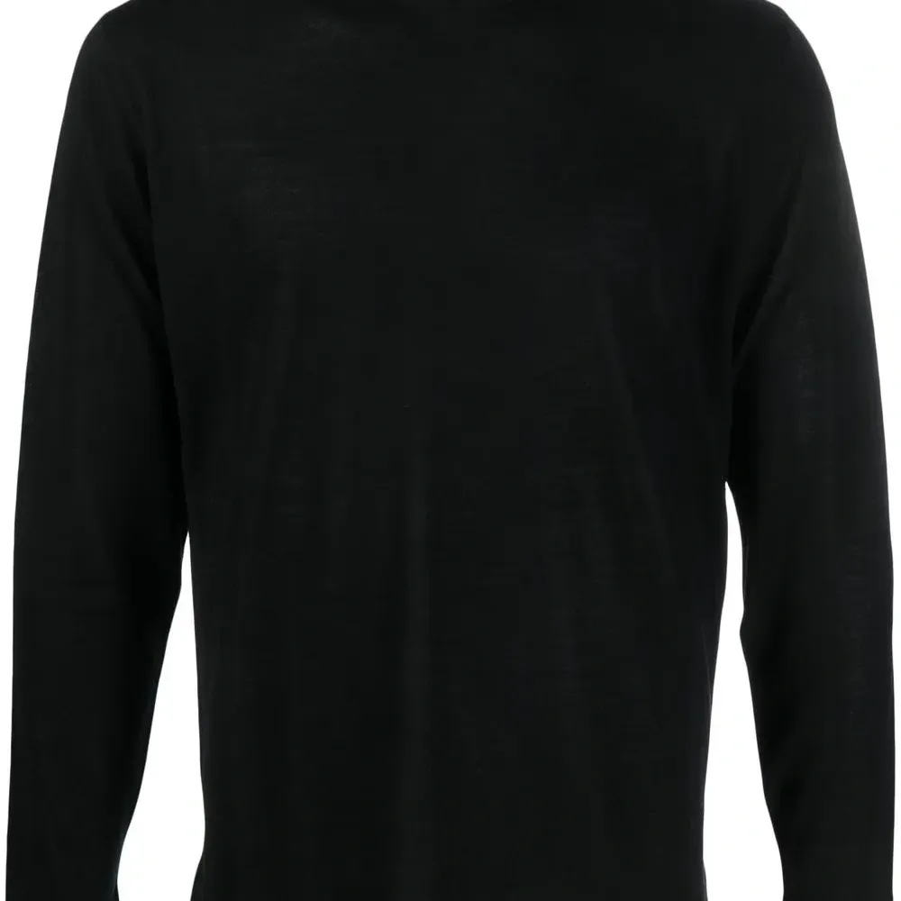 Джемпер тонкой вязки с круглым вырезом