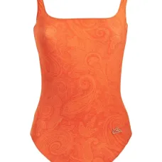Купальник без рукавов с принтом пейсли Купальник без рукавов с принтом пейсли