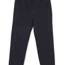 Брюки с нашивкой-логотипом