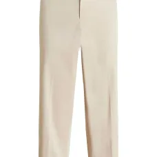 Укороченные брюки прямого кроя