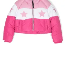 Пуховик с нашивкой